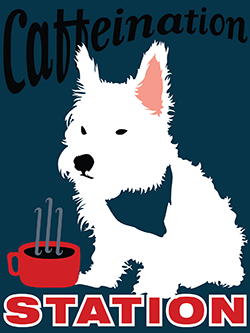 Mr. Elwood (west highland terrier aka westie)